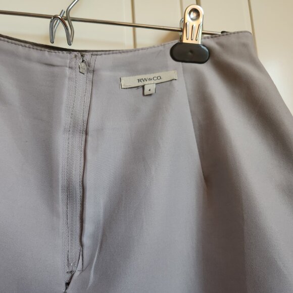 100% Cotton Sateen Skirt, fully lined, pockets. - Picture 5 of 7